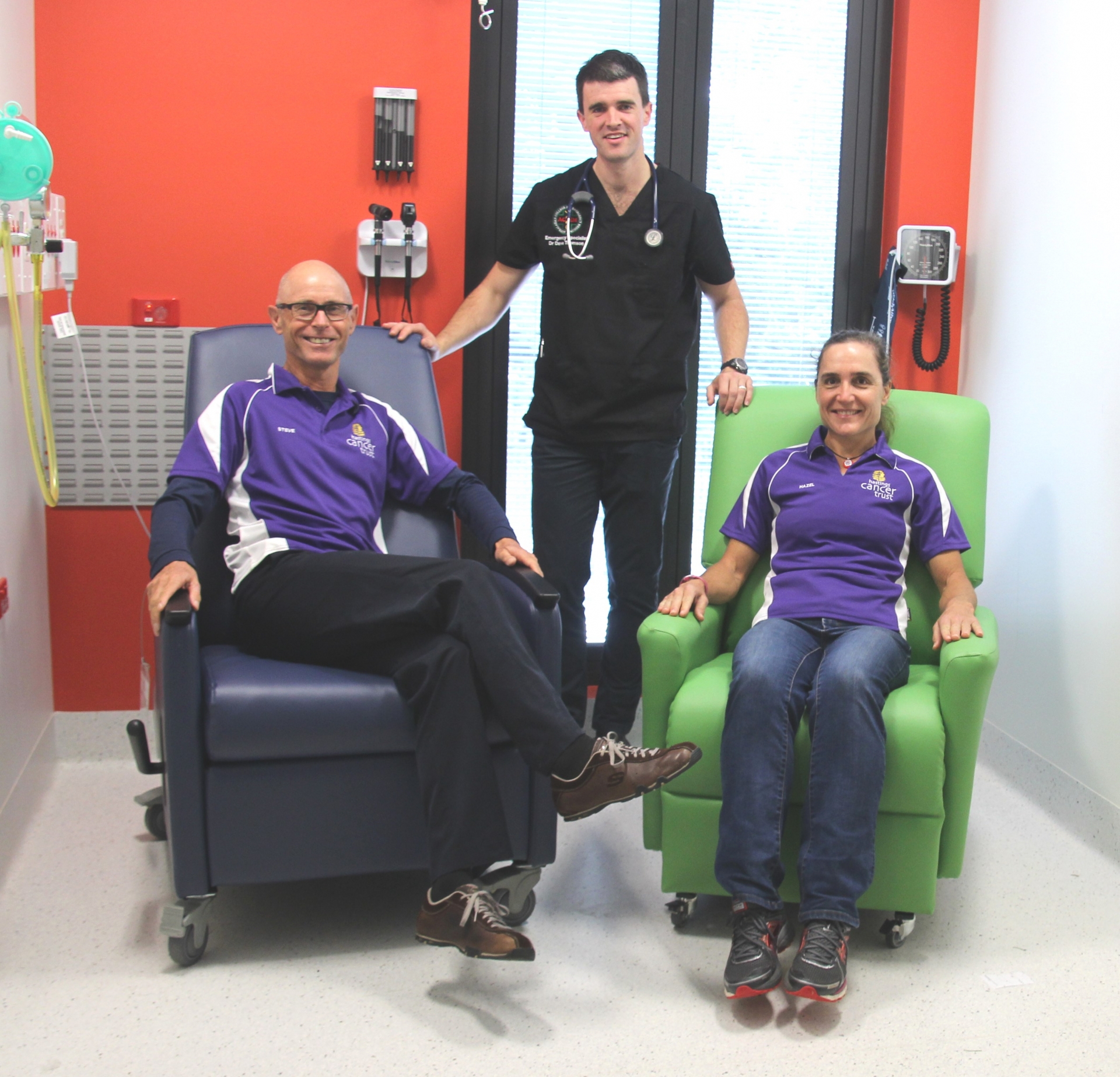 Base Hospital Emergency Department purchases palliative care chairs