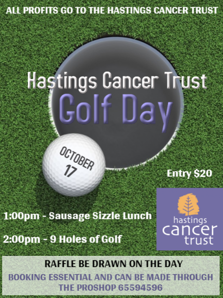 Kew Country Club Supports Hastings Cancer Trust&nbsp;