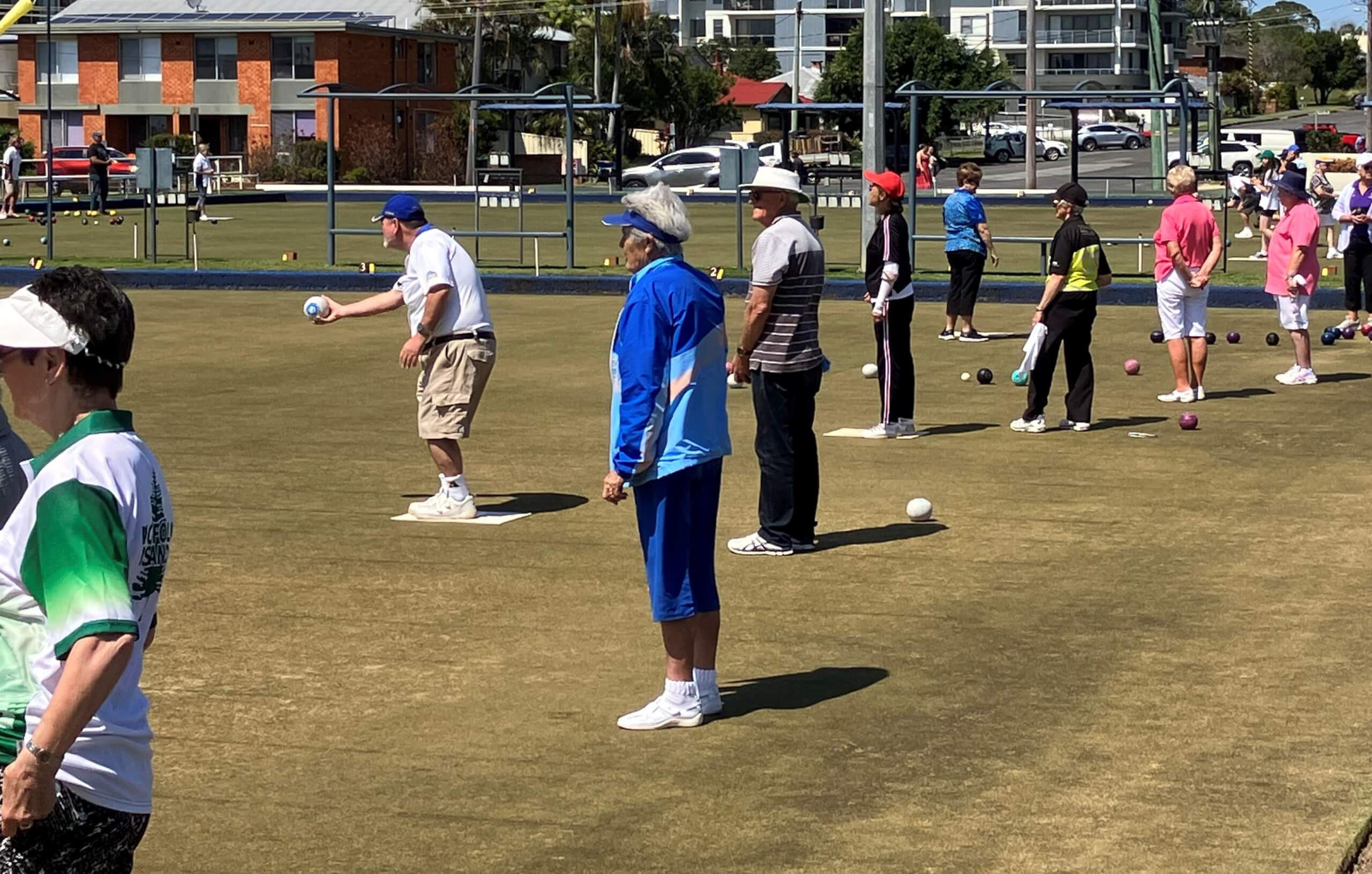 The Westport Women's Bowling Club host a charity bowls day fundraiser for the Hastings Cancer Trust