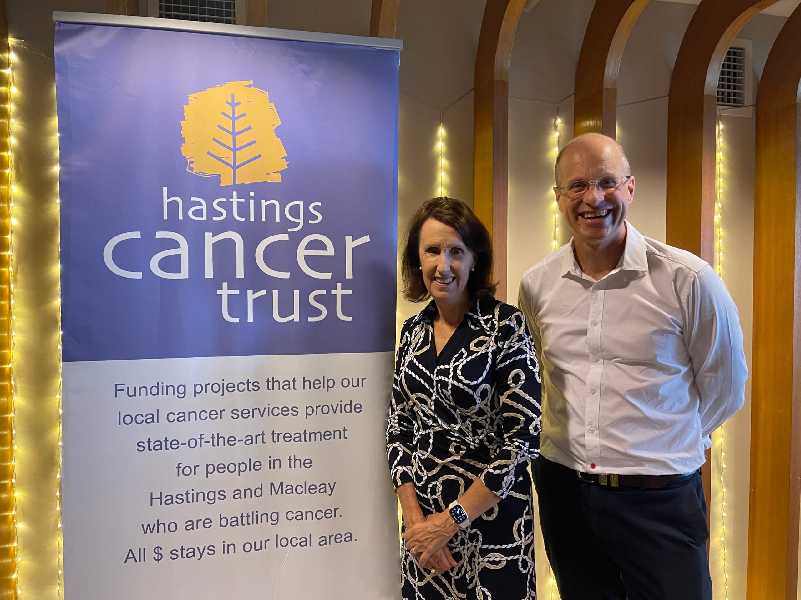 Dr Stephen Begbie and Mrs Leslie Williams MP - Member for Port Macquarie