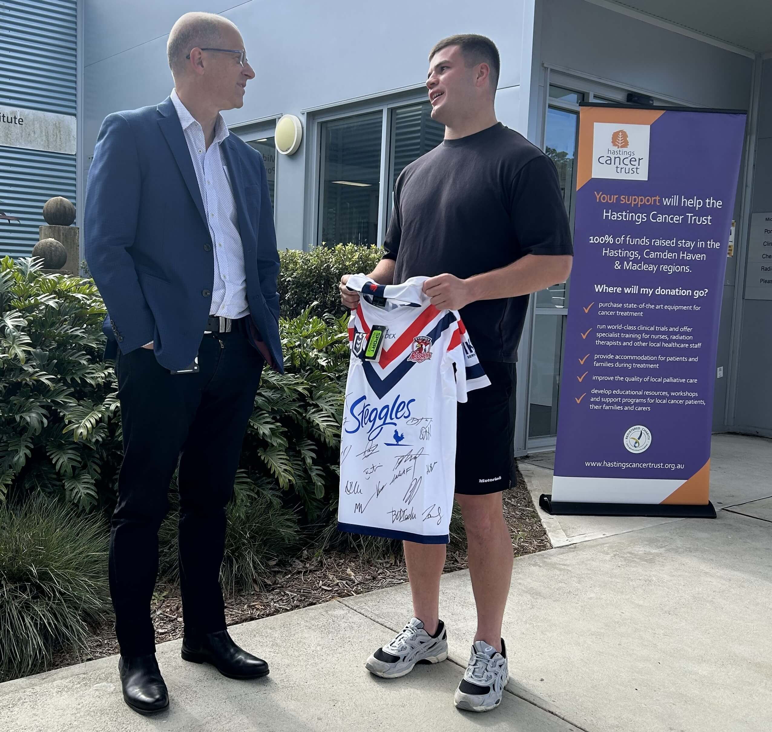 Local Legend Gives Back: Blake Steep’s Signed Jersey to Support Fundraiser