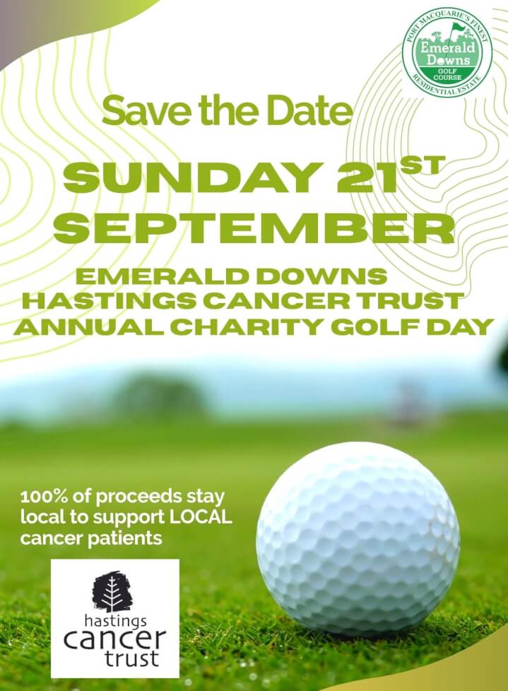 <b>Emerald Downs Golf Day coming 21st September</b>