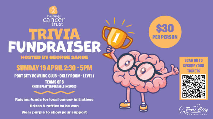<b>Trivia Fundraiser on Sunday 19th April 2026 2:30 - 5PM</b>